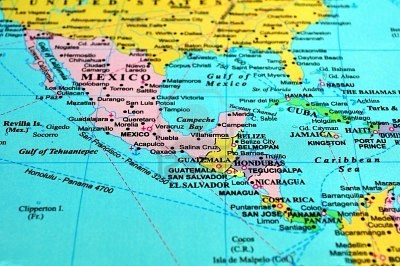 Cartina Politica America Del Centro